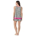 thumbnail image 4 of Layla Women's Sleepwear 2-Piece Knit Tank and Shorty Boxer Pajama Set, XS-4X, 4 of 8