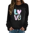 thumbnail image 4 of EHQJNJ Chandails en Molleton à Col Rond pour Femmes Graphique Western Imprimé de la Saint-Valentin Manches Longues Blouse Pull Décontracté (Style 03) Chandails en Molleton Mignons pour Femmes, 4 of 4