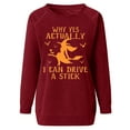 thumbnail image 4 of WXLWZYWL Halloween Sweatshirt for Women 2024 Novelty Graphic Long Sleeve Round Neck Pullover Sweatshirts Shirts Plus Size, 4 of 4