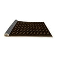 thumbnail image 2 of Ahgly Company Indoor Square Abstract Orange Modern Area Rugs, 7' Square, 2 of 4