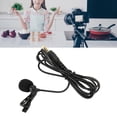 thumbnail image 3 of Clip On Lapel Mic, Omnidirectional Lavalier Microphone Noise Reduction TPE Wire Clear Sound  For PC For Vlogging For DSLR Camera For Podcasting For Computer, 3 of 7