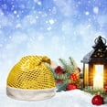 thumbnail image 6 of Franhais Unisex Santa Claus Hat for Adult/ Child, Christmas Cap with Fluffy Plush Brim and Pom Pom Ball, Ideal Gifts for Friends, 6 of 8