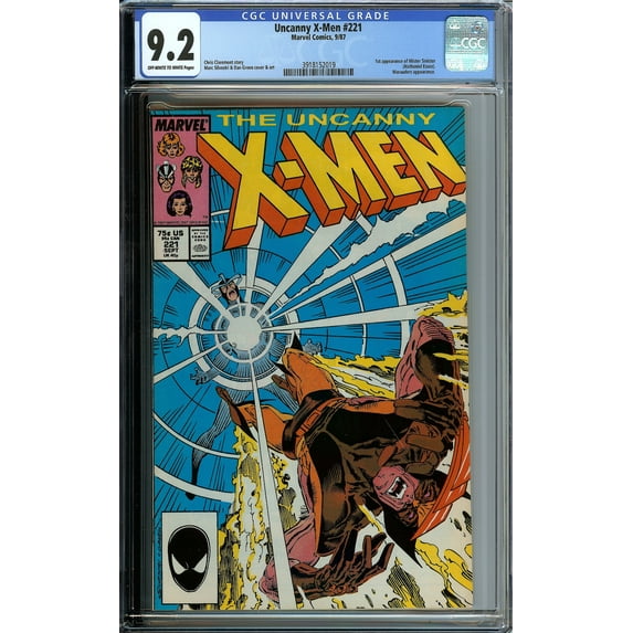 Uncanny X-Men #221 - CGC 9.2 Comic Book