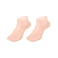 thumbnail image 1 of Calcetines de silicona hidratantes para pies, exfoliantes, protectores para la playa, antiarena y antirrayaduras, para pedicura de spa, para talones secos y agrietados, para mujer, 1 of 8