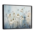thumbnail image 2 of Designart "Tranquil Snowdrop Blend I" Snowdrops Floater Framed Canvas Art Print, 2 of 5