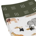 thumbnail image 6 of Sweet Jojo Designs Jungle Yellow Orange and White Changing Pad Cover, 6 of 6