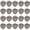 Silver, variant on Heart Pendant Bezel Trays 20pcs Blank Cameo Base Trays Bezels Cabochon Domes Setting DIY Necklace Base for Jewelry Making