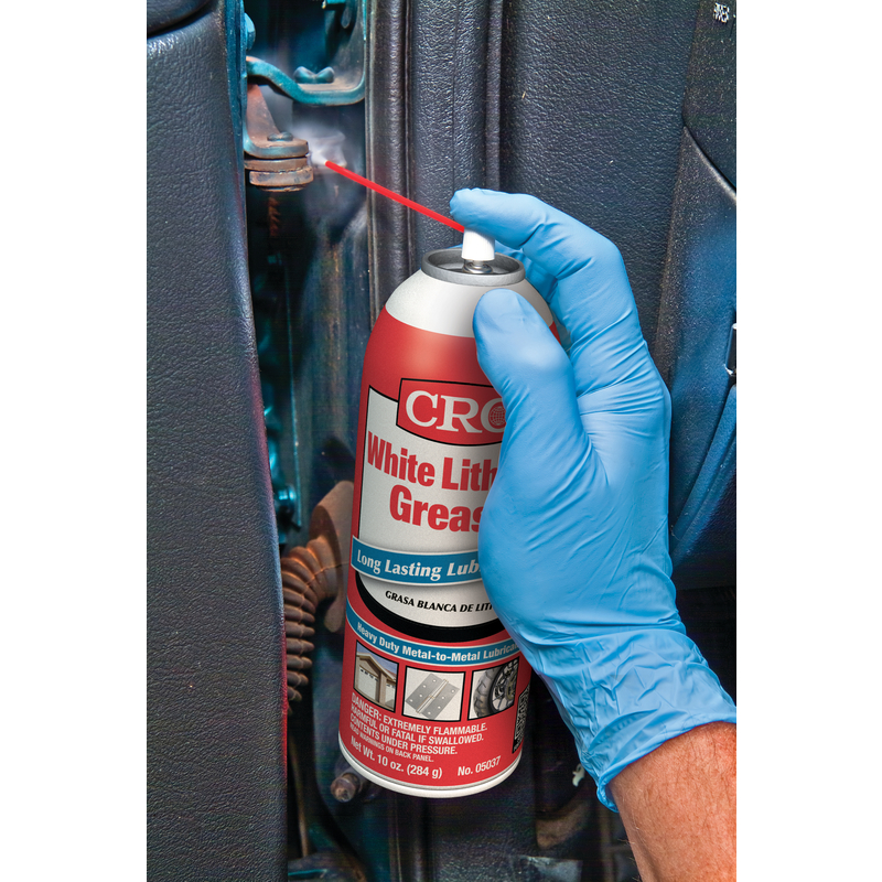 CRC White Lithium Grease Lubricant Spray, 10 oz - image 3 of 3