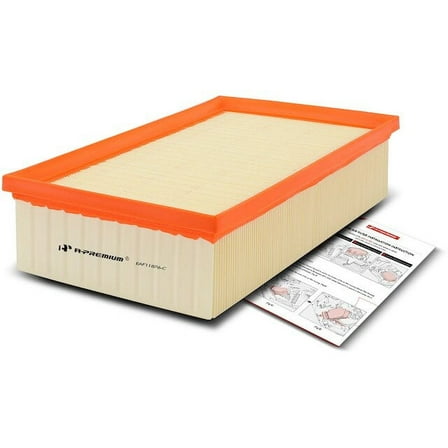 Engine Air Filter 1 - Compatible with 2015 - 2019 Volkswagen Golf SportWagen 2016 2017 2018