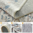 thumbnail image 5 of UERMEI 9x12 Large Area Rugs for Living Room, Indoor Washable Rug, Floral Area Rugs for Bedroom Home Office Decor Dining Room Carpets, Non Slip Low Pile - Beige/Blue/Brown, 5 of 14