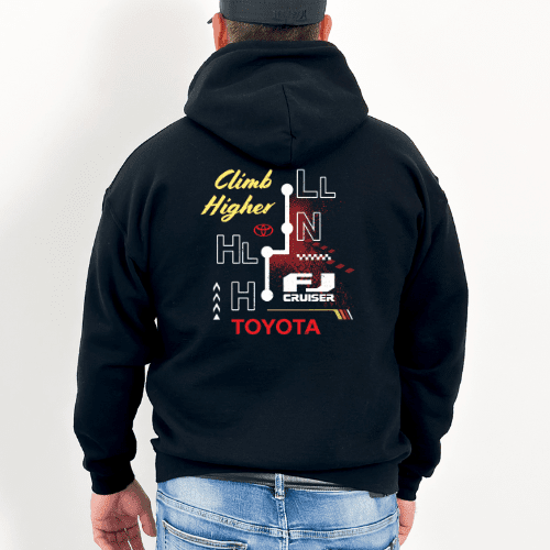 Toyota FJ Cruiser Zip-Up Hoodie-Climb Higher