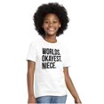 thumbnail image 5 of Worlds Okayest Niece Family Love Girls Kids T Shirt Tees Teen Brisco Brands M, 5 of 5