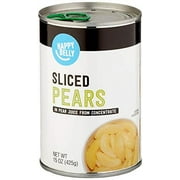 Happy Belly Sliced Pears In Juice From Concentrate, 15 Oz