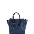 thumbnail image 1 of Pre-Owned Bicolor Luggage Bag Leather Micro By Rebag, 1 of 9