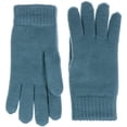 thumbnail image 2 of Women's Toasty Warm Plush Fleece Lined Knit Winter Gloves (Cadet Blue), 2 of 3