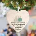 thumbnail image 2 of Heart-Shaped Sea Glass Friendship Decor - Handmade Keepsake Ornament, Christmas Tree Hanging Decoration for Friends, Sisters & Loved Ones (Comes with Box), 2 of 7