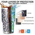 thumbnail image 7 of 30oz Dark Blue Cartoon Unicorn Pattern Tumblers Stainless Steel Tumbler with Lid and Straw,Vacuum Insulated Double Wall Travel Tumbler Cups Mug with Cleaning Brush for Coffee,Tea, 7 of 7