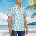 thumbnail image 4 of Haiem Sea Turtle Printed Hawaiian Shirt for Men - Men’s Casual Beach Summer Shirts - Stretch Fabric with Modern Fit-XX-Large, 4 of 7