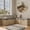 oak, variant on L Shaped Breakfast Nook Bench with Storage, Backless Corner Dining Bench for Dining Room, Kitchen, Entryway