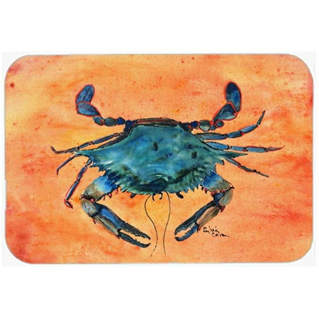 Carolines Treasures 8097LCB Planche à Découper en Verre de Crabe - Grande