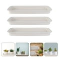 thumbnail image 5 of 3pcs Plastic Flowerpot Trays Useful Gardening Flowerpot Base Multi-purpose Trays, 5 of 8