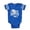 Royal Blue, variant on CafePress - Gothic Skull Initial S - Cute Infant Baby Football Bodysuit