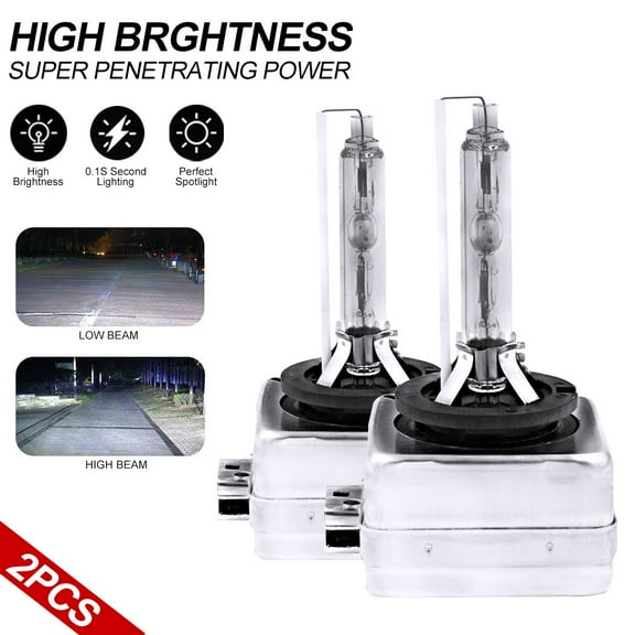 2PCS D3S HID Headlight bulb For JEEP Grand Cherokee 2014-2020 High/Low Beam D3S headlight 35W 6000K White