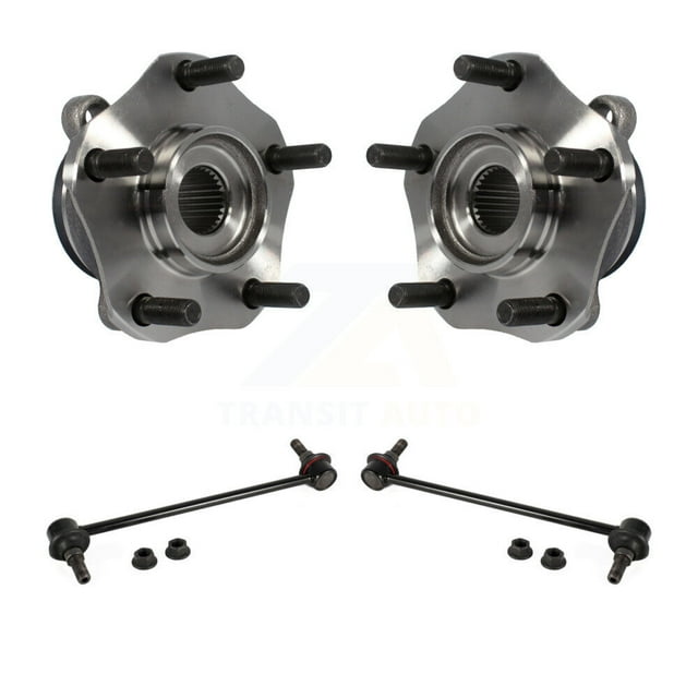 Transit Auto Front Hub Bearing Assembly and Link Kit for Car Nissan Sentra NV200 LEAF Chevrolet City Express - Left Right Side (Driver Passenger) K7T-100617
