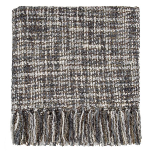 Bedford Cottage Hanover Charcoal Throw Blanket Walmart Com Walmart Com