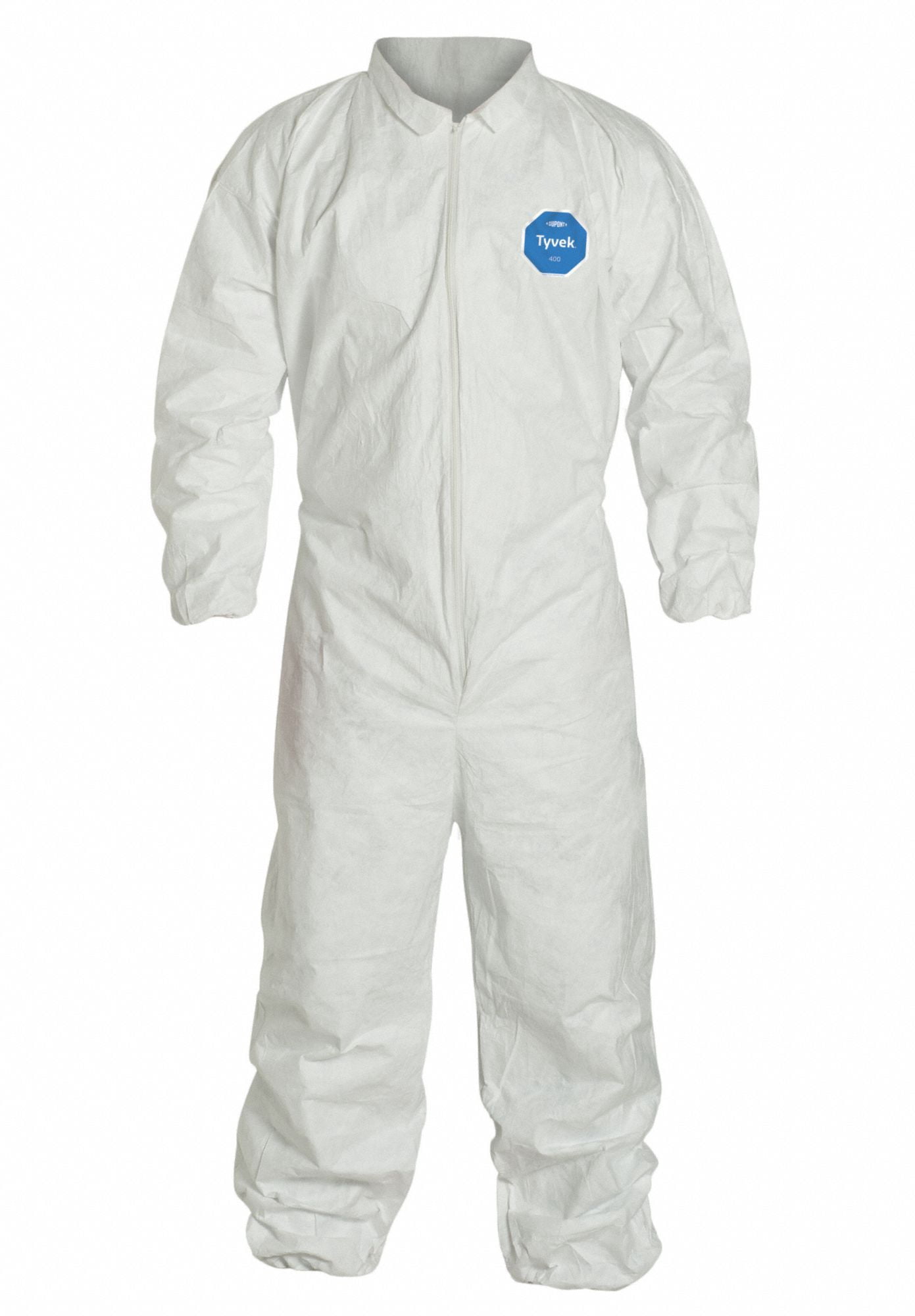 DuPont Tyvek XL No Elastic Disposable Coverall - Walmart.com