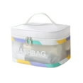 thumbnail image 1 of Ohufall Colorful Large Capacity Outdoor PVC Wash Bag Portable Travel Cosmetic Storage Organizer Toiletry Bag Travel Essentials, 1 of 5