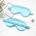 thumbnail image 4 of Unisex Sleeping Mask Block Out Light Silk Rest Relax Sleep Aid Mask Blindfold, 4 of 5