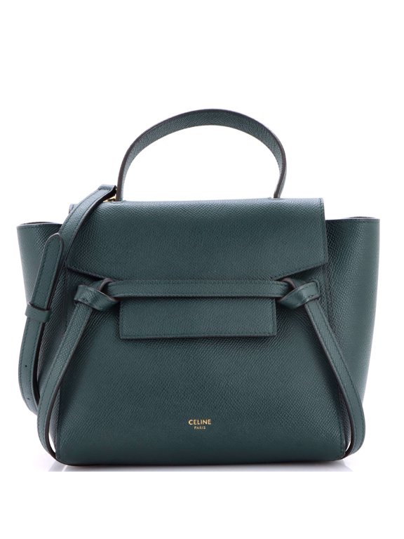 Pre-Owned Belt Bag Textured Leather Nano By Rebag