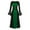 Green, variant on Herrnalise Women's Gothic Vintage Maxi Dress Halloween Cosplay Court Banquet Dress Mesh Bell Sleeve Dress Plus Size Dark Gothic Retro Flared Sleeve Long Dress for Women's