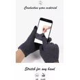 thumbnail image 2 of Guante Lana Para Frio Pantalla Tactil Unisex Adulto Invierno, 2 of 8
