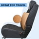 thumbnail image 3 of Cojín de apoyo lumbar para la parte inferior de la espalda con asiento ergonómico y delgado Back-Huggar para silla de oficina, auto, camioneta, silla de ruedas, silla de juegos y sillón reclinable par, 3 of 5