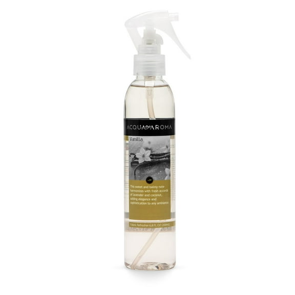 Acqua Aroma Vanilla Fabric Refresher 6.8 FL OZ (200ml) Fresh Linen Spray