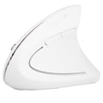 thumbnail image 4 of Ratón vertical ergonómico inalámbrico para juegos, óptico, 2,4 GHz, 1600DPI, sin retraso, para PC, portátil, blanco, 4 of 8