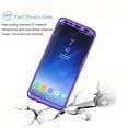 thumbnail image 2 of Njjex Case Cover For Samsung Galaxy S8 / S8+ / S8 Plus / SM-G950 / SM-G955, Njjex 3 in 1 Ultra Thin and Slim Hard PC Case Anti-Scratches Premium Slim 360 Degree Full Body Protective Cover -Purple, 2 of 4