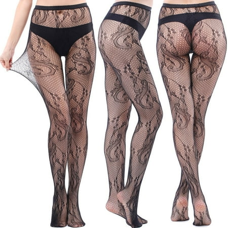 IDALL Tights for Women Fishnet Stockings for Women Women s Long Tube Suspender Sexy Socks Temptation Sexy Panties Silk Stockings Thigh High Stockings Sheer Tights N One Size