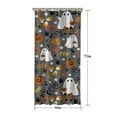 thumbnail image 5 of Halloween Cute Ghosts with Boo Shower Curtain 36"x72" ,Bathroom Decorative Shower Curtains Set with 12 Hooks,Modern Waterproof Washable Shower Curtain, 5 of 6