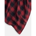 thumbnail image 4 of Holiday Time Woven Buffalo Plaid Bandana, One Size, Red/Black,Cotton, 4 of 4