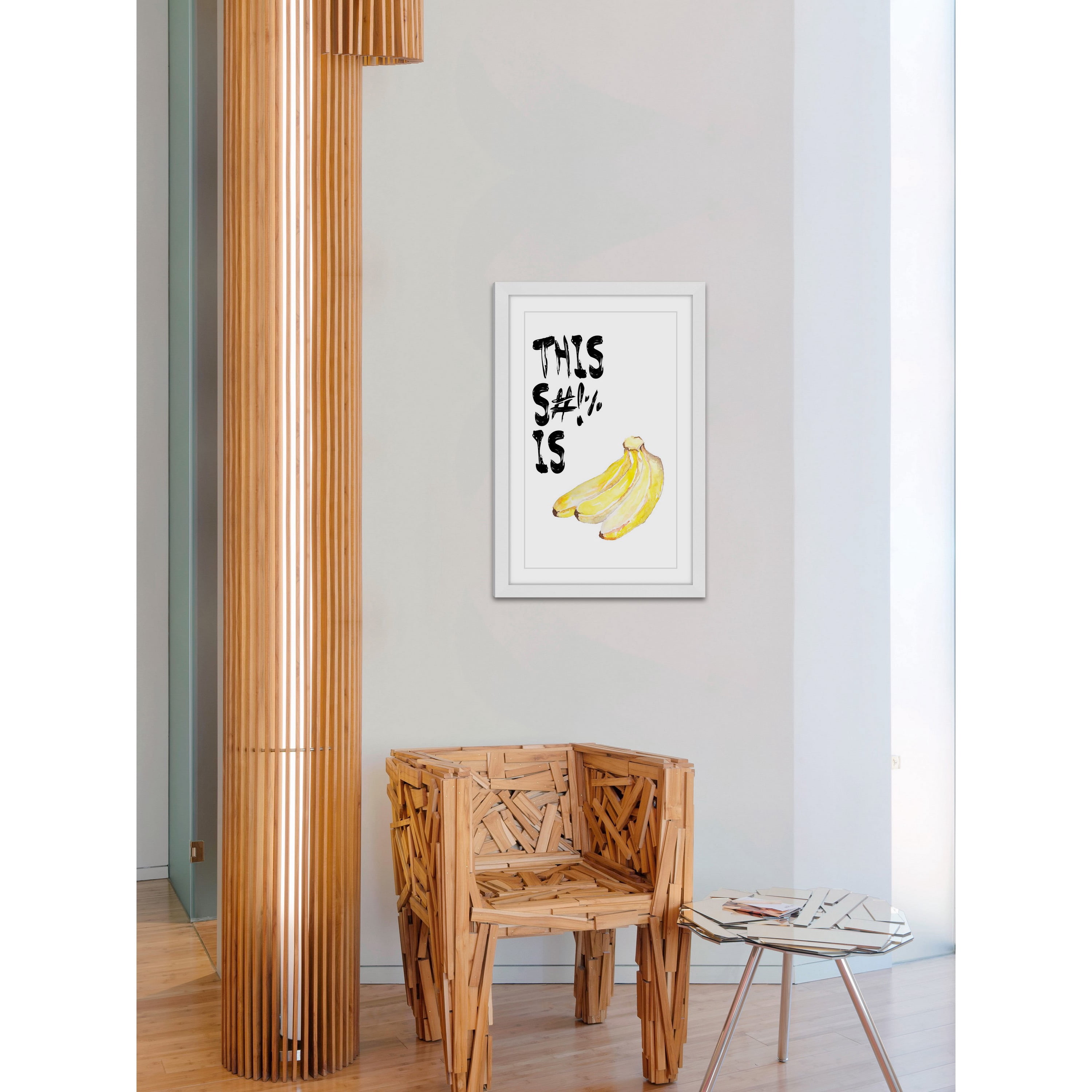 Marmont Hill "Bananas" by Diana Alcala Framed Painting Print