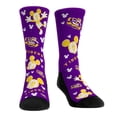 thumbnail image 4 of Unisex Rock Em Socks LSU Tigers Disney Three-Pack Crew Socks, 4 of 4