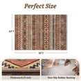 thumbnail image 4 of SIXHOME 6'x9' Tribal Geometric Area Rug Large Indoor Carpet for Living Room Bedroom Dining Room Boho Decor Red, 4 of 6