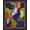 Purple, Pattern 1, variant on ODIKA 8'x10' Washable Area Rug Purple Green Vibrant Abstract Leafy Dynamic Geometric Design with Bold Accents for Living Room, Under Sectional, Family , Durable, Non-Slip