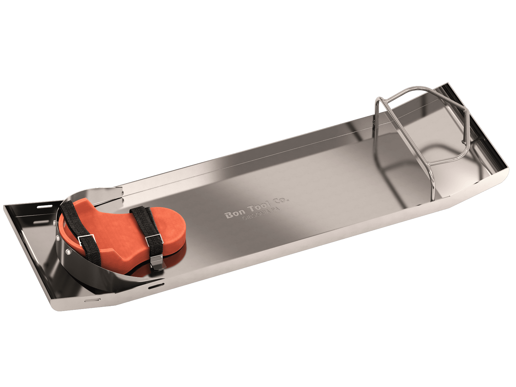 Bon 82-145 Knee Boards, Stainles Steel Curved End With Knee Pads