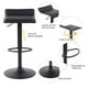 thumbnail image 4 of Juego de 2 Bancos para Barra Todo Negro con Reposapié Altura Ajustable Giratorio 360​​°​​ HOMEMAKE FURNITURE Moderno, 4 of 6