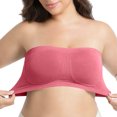thumbnail image 5 of Byworldtasic Invisible Strapless Bandeau Bra for Women Seamless Non Padded Bras Wireless Push Up Bralettes, 5 of 6