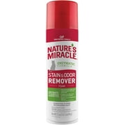 Nature's Miracle Advanced Stain and Odor Eliminator Foam Cat 17.5 Ounces, for Severe Cat Messes, Aerosol